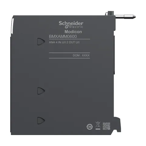 Schneider Electric BMXAMM0600 analog non isolated high level IO module, Modicon X80, 4 I, 2 O, 0 to 20mA, 4 to 20mA, 10V positive or negative — Moduły rozszerzeń PLC