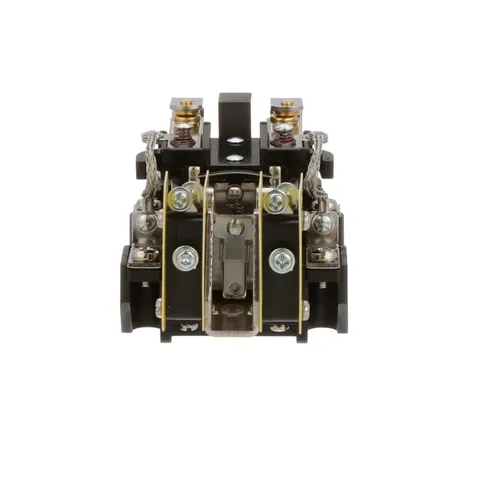 Schneider Electric 199BM2X-14 Power relay, SE Relays, DPDT, 40A, 120 VDC, magnetic blowout, auxiliary switch, open type — General Accessories