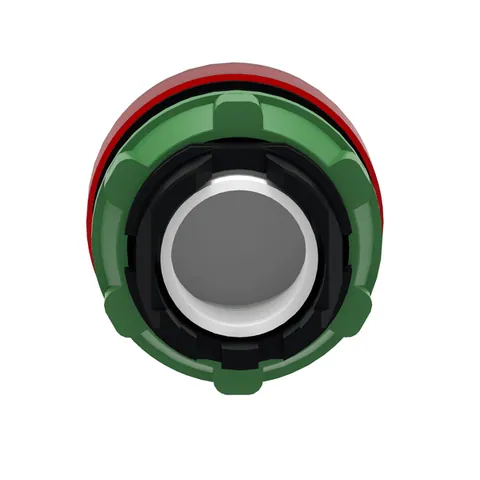 Schneider Electric ZB5AV043 Head for pilot light, Harmony XB5, plastic, red, 22mm, universal LED, plain lens — Switches & Modular Apparatus