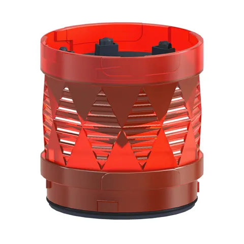 Schneider Electric XVUC24 Modular tower light, Harmony XVU, illuminated LED units, red, 60, steady, IP65, 24V AC DC — General Accessories