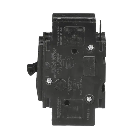 Schneider Electric QOU215 Mini circuit breaker, QOU, 15A, 2 pole, 120/240VAC, 10kA — General Accessories