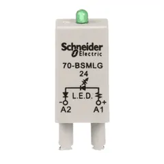 Schneider Electric 70-BSMLG-24 Protection Module with LED Indicator for 782H Hermetically Sealed Relays, 24VAC/VDC — Styczniki i przekaźniki
