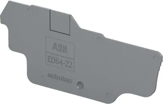 ABB 1SNK505910R0000 ES4 End Section - Dark Grey — General Accessories