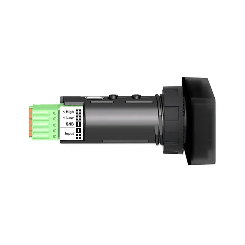 Schneider Electric XBH1AA0G4 Display module, Harmony XB5, Digital panel meter, plastic, black, 22mm, 4 digit green LED display, 4...20mA input — HMI Panels & Monitors
