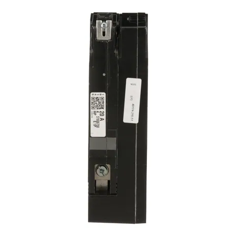 Schneider Electric EDB14020EPD Mini circuit breaker, E-Frame, 20A, 1 pole, 277VAC, 25kA max, bolt on, 30mA ground fault protection — General Accessories