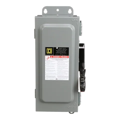 Schneider Electric H221AWK Safety switch, heavy duty, fusible, 30A, 2 poles, 7.5 hp, 240 VAC/250 VDC, NEMA 12 — Akcesoria ogólne