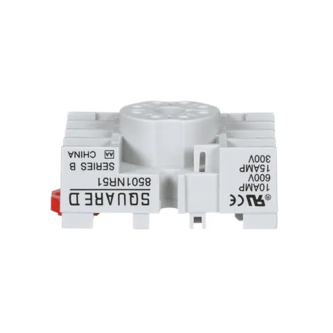 Schneider Electric 8501NR51 Plug in relay, Type N, relay socket, 8 tubular pin, single tier, for 8501KP relays and 9050JCK timers — General Accessories
