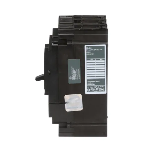 Schneider Electric HGL36100 Circuit breaker, PowerPacT H, 100A, 3 pole, 600VAC, 18kA, lugs, thermal magnetic, 80% — Accessori generali