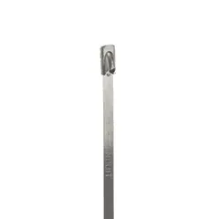 Panduit MLT4S-CP316 Pan-Steel® MLT4S-CP316 Cable Tie, SS 316, Standard, 4" Dia., PK100 — Connectors & Plugs