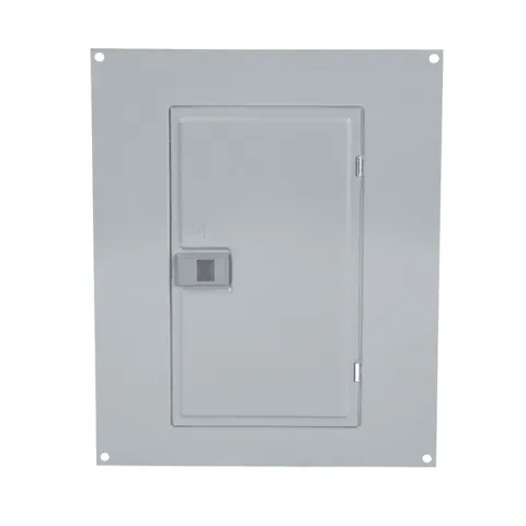 Schneider Electric QOC16US Replacement cover, QO, for 16 space load center, surface, gray — General Accessories