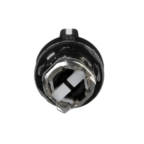 Schneider Electric ZB4BD2 Harmony, 22mm Push Button, selector switch operating head, 2 position, maintained, black, unmarked — Interruptores y aparamenta modular