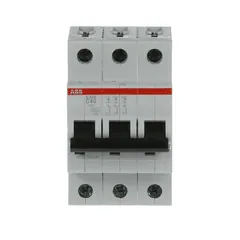 ABB S203-C40 S203-C40 Miniature Circuit Breaker - 3P - C - 40 A — General Accessories