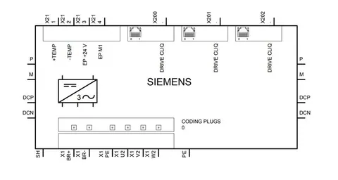 6SL3120-1TE23-0AD0 Siemens, VFDs & Frequency Converters