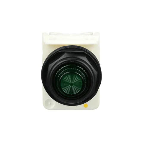 Schneider Electric 9001SKP1G31 30mm Push Button, Type SK, pilot light, transformer, 120 VAC, green fresnel cap — General Accessories