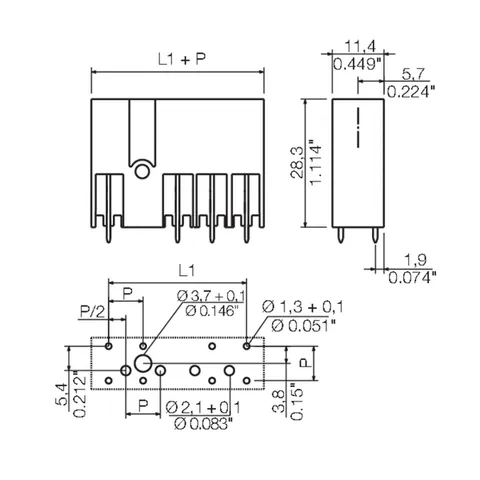 Weidmuller 1464320000 SV 7.62HP/05/180MF2 3.5SN BK BX — Accessori generali