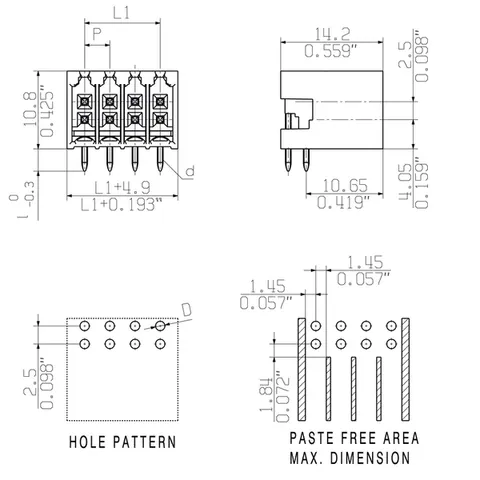 Weidmuller 1289310000 PCB Plug-in Connector, Male Header, 3.50 mm, 14 Poles, 90° — General Accessories
