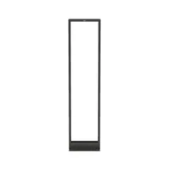 Panduit R2P6S 2-Post Rack, 45RU, 6 in. Deep, #12-24 Threaded E-Rails, Steel, Black — Control Cabinets & Enclosures