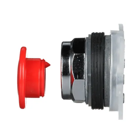 Schneider Electric 9001KR4R 30mm Push Button, Type K, mushroom button operator, 1.375 inch diameter, plastic red cap — Accessori generali