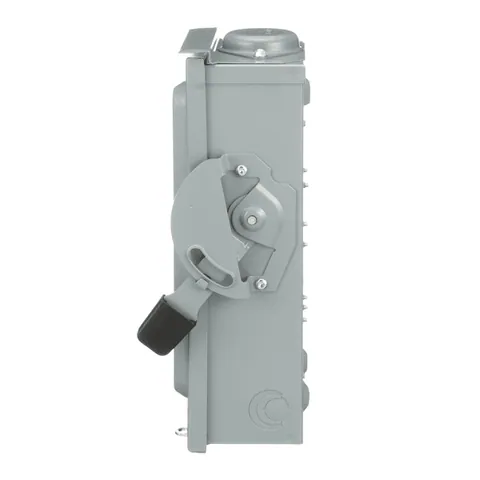 Schneider Electric D222N Fusible General Duty Safety Switch, 60A, 2 Pole, 15hp, 240VAC, NEMA 1, 3 Wire, 1 Neutral — General Accessories