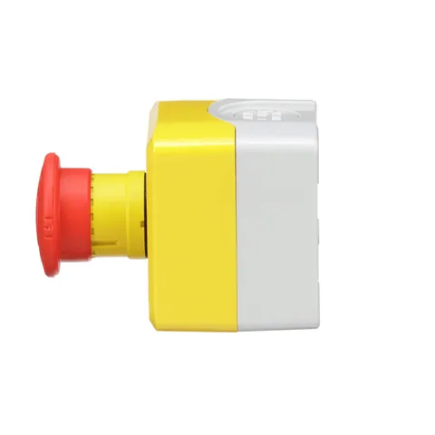 Schneider Electric XALK178H7 Harmony, yellow control station, red mushroom head push button, 40 mm turn to release, 1 NC — Allgemeines Zubehör