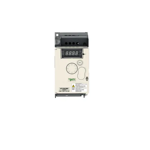 Schneider Electric ATV12H037M2 variable speed drive, Altivar 12, 0.37kW, 0.55hp, 200 to 240V, 1 phase, with heat sink — VFDs & Frequency Converters