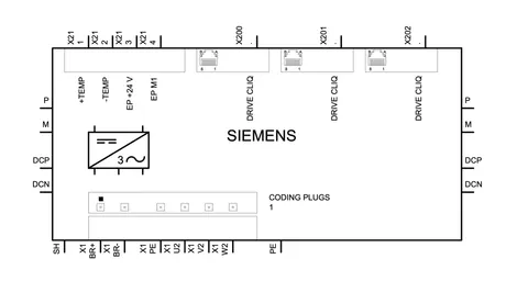 6SL3120-2TE21-8AD0 Siemens, PLCs