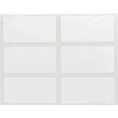 Brady Corporation THT-6-423-10 Glossy Polyester Labels, 0.75" H x 1.5" W, Roll of 10000 Labels, White — Allgemeines Zubehör