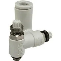 SMC ASD430F-02-06S ASD, Speed Controller with One-touch Fitting, ASD430F-02-06S — Process & Flow Control Valves