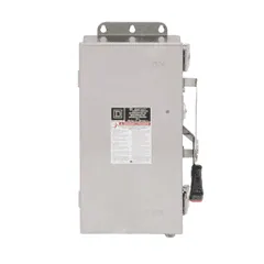 Schneider Electric H362DS Safety switch, heavy duty, fusible, 60A, 3 wire, 3 poles, 50hp, 600VAC/DC, Type 4, 4X, 5, 304 stainless steel — Akcesoria ogólne