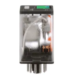 Schneider Electric 750XCXRM4L-12D General purpose relay, SE Relays, 750R, 3PDT, 10A, 12VDC, octal terminal 11 pins, LED clear cover, lock push button — Akcesoria ogólne