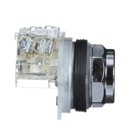 Schneider Electric 9001KR1GH13 30mm Push Button, Type K, push button, full guard, green, 1 NO and 1 NC — Switches & Modular Apparatus