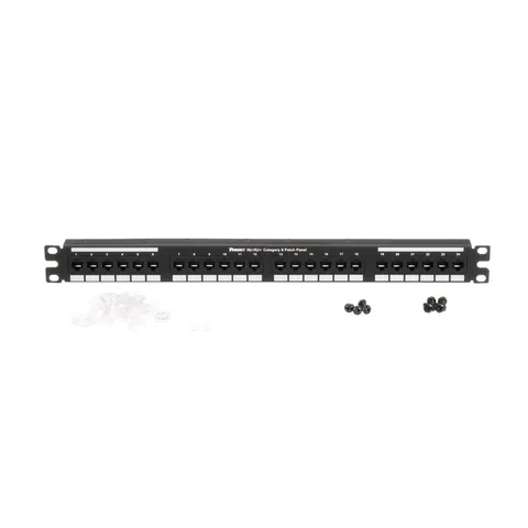 Panduit NK6PPG24Y Cat 6 Punchdown Keystone Patch Panel, 24 Port — Accessori generali