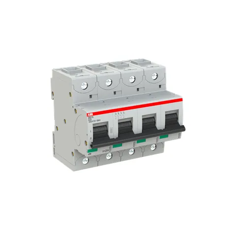 ABB 2CCS894001R0201 S804N-D20 4-Pole Circuit Breaker with D-Characteristic