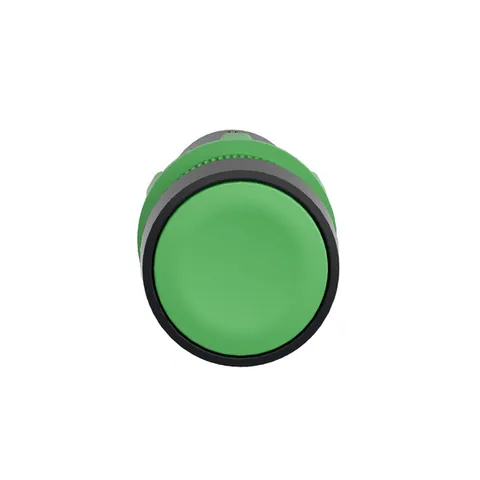 Schneider Electric XB7NH31 Flush Monolithic Push Button, Harmony Series, Green, 22mm — Switches & Modular Apparatus