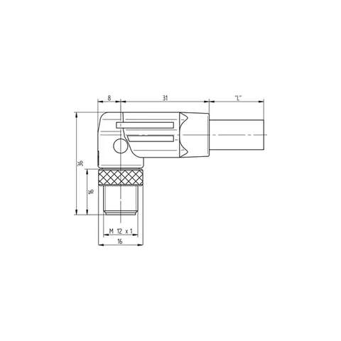 Weidmuller 2455310150 SAIL-M12WM12G-K-1.5P — Industrial Cables & Wires