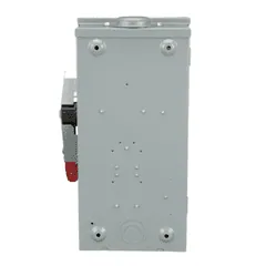 Schneider Electric H362NRB Safety switch, heavy duty, fusible, 60A, 4 wire, 3 poles, 1 neutral, 50hp, 600VAC/DC, Type 3R, bolt on hub provision — Akcesoria ogólne