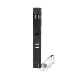 Schneider Electric QO120AFI Mini circuit breaker, QO, 20A, 1 pole, 120/240VAC, 10kA, ARC fault, pigtail, plug in mount — General Accessories
