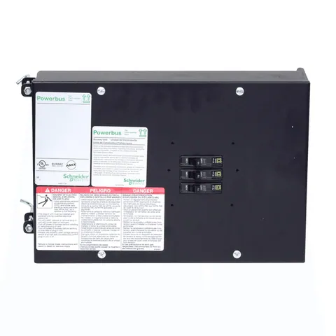 Schneider Electric PBPQO4A100 Plug-in unit, Powerbus 225 busway, 100A, 3 phase, for QO or QOB circuit breakers — General Accessories