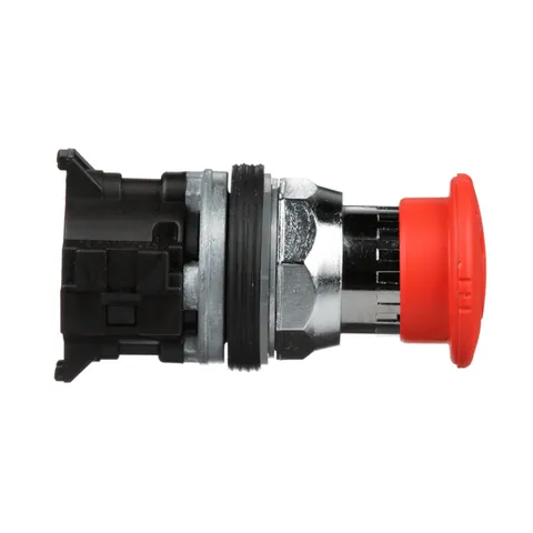 Schneider Electric 9001KR16 30mm Push Button, Type K, turn to release trigger action mushroom operator, 2 position, plastic red mushroom head — General Accessories