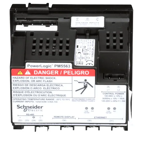Schneider Electric METSEPM5563 Power Meter PM5563 with Ethernet Connectivity and Harmonic Analysis — Akcesoria ogólne
