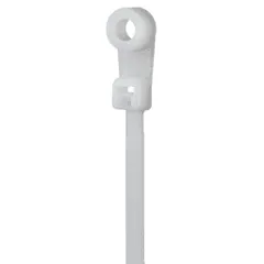 Panduit PLC1M-S4-M Locking Clamp Tie, PA6.6, M2.5, 4.3"L, 18lb, PK1000 — Industrial Cables & Wires
