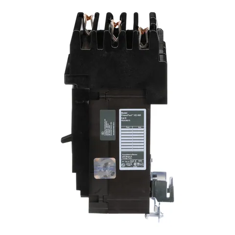 Schneider Electric HDA36015 Circuit breaker, PowerPacT H, 15A, 3 pole, 600VAC, 14kA, I-Line, thermal magnetic, 80%, ABC — Interruttori automatici e fusibili