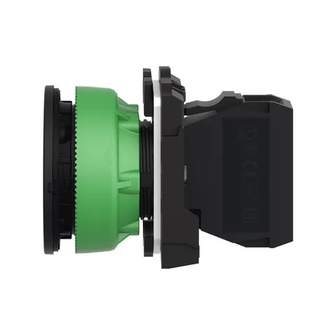 Schneider Electric XB5FVM1 Flush Mounted Pilot Light, Harmony XB5 Series, Antimicrobial, Grey Plastic — General Accessories