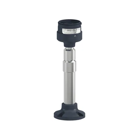 Schneider Electric XVUZ05 Fixing plate with adjustable aluminium pole 210 to 385mm for modular tower lights, Harmony XVU, black, 60mm — General Accessories