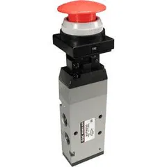 SMC NVFM250-N02-00 NVFM200, 5 Port Mechanical Valve, Metal Seal, North American, NVFM250-N02-00 — Process & Flow Control Valves
