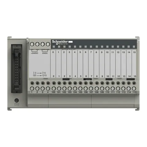 Schneider Electric ABE7H16R11 passive connection sub-base ABE7 - 16 inputs or outputs - Led — PLC Modules & Extensions