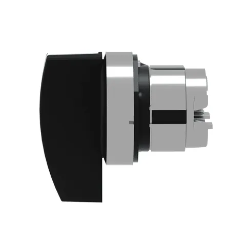 Schneider Electric ZB4BJ3 Head for selector switch, Harmony XB4, metal, black, 22mm, long handle, 3 positions, stay put — Switches & Modular Apparatus