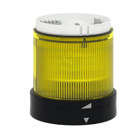 Schneider Electric XVBC4B8 Indicator bank, illuminated unit, plastic, yellow, 70mm, flashing, for bulb or LED, 24V AC, 24...48V DC — Allgemeines Zubehör