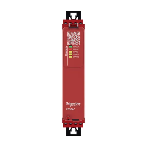 Schneider Electric XPSBAC14AP safety module, Harmony XPS, estop or guard, connected to supply terminals 24V AC or DC , no inputs, screw — Contactors & Relays
