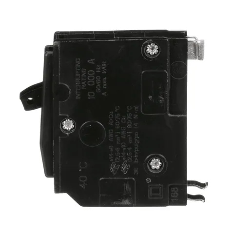 Schneider Electric QO120HID Mini circuit breaker, QO, 20A, 1 pole, 120/240VAC, 10kA, high density discharge, plug in mount — Power Supply
